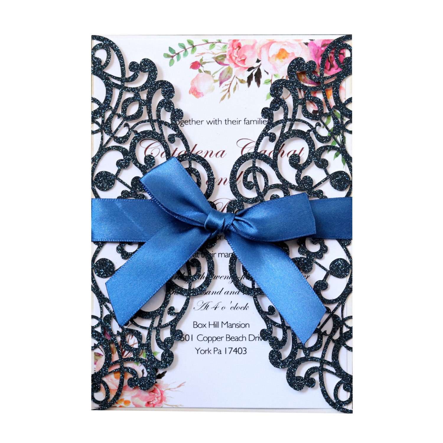 Thank  You Card Thanksgiving Day Laser Invitation Card